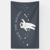 Twee van de 2e verjaardag van de Mon Space Party Spandoek (Verticaal)