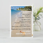 Twee van ons | Ocean Love Starfish Weddenschap Kaart (Staand voorkant)