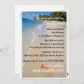 Twee van ons | Ocean Love Starfish Weddenschap Kaart (Voorkant / Achterkant)