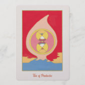 Twee van Pentacles (Voorkant)