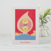Twee van Pentacles (Staand voorkant)