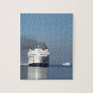 Twee veerboten in Griekenland Legpuzzel