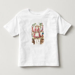 Twee Venetiaanse goochelaars zagen een vrouw in tw Kinder Shirts