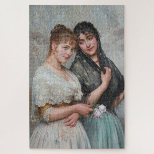 Twee Venetiaanse vrouwen (Italiaanse portretkunst) Legpuzzel
