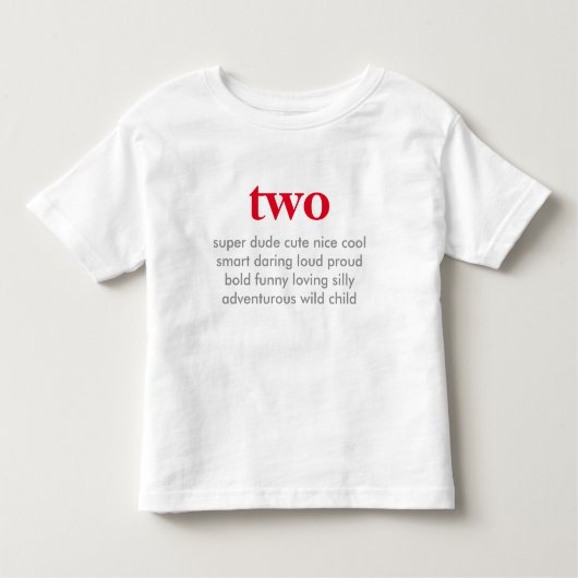 Twee verjaardags shirt (Voorkant)