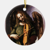 Twee verschillende Angels van Leonardo da Vinci Keramisch Ornament (Voorkant)