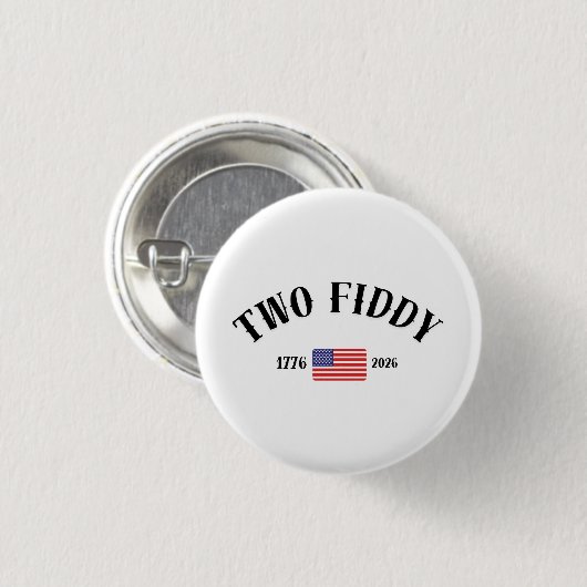 Twee Vijf Ronde Button 3,2 Cm (Voorkant /achterkant)