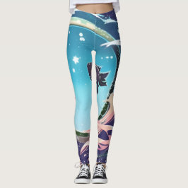 Twee vissen leggings