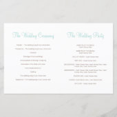 Twee vlinders aqua blauwgroen programma voor grafi (Achterkant)