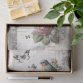 Twee Vogels  Decoupage Tissuepapier (Geschenk)