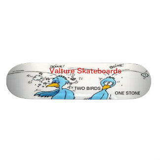 twee vogels één steen skateboard