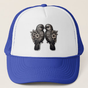 Twee vogels trucker pet