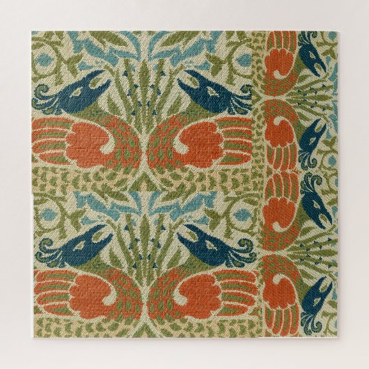 Twee vogels William Morris Legpuzzel (Verticaal)