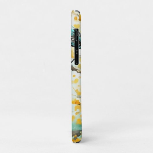 Twee vogels zittend op boomtak Case-Mate iPhone case (Achterkant/links)