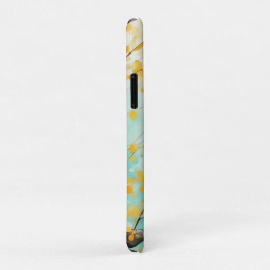 Twee vogels zittend op boomtak Case-Mate iPhone case (Achterkant/rechts)