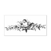 twee vogelsoorten Antiek Rubberstempel Rubberstempel (Afrduk)