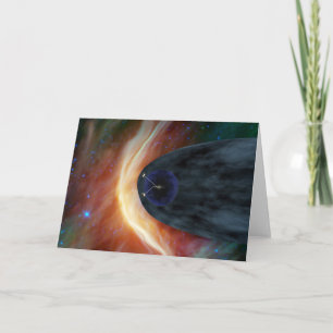 Twee Voyager ruimtesondes die turbulente ruimte ve Kaart