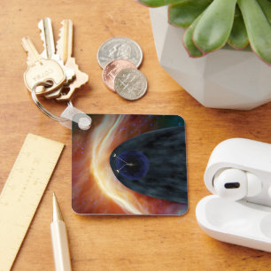 Twee Voyager ruimtesondes die turbulente ruimte ve Sleutelhanger