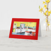 Twee vrouwen in de keuken kaart (Gele Bloem)