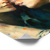 Twee vrouwen in liefde poster (Hoek)