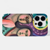 Twee vrouwen onder de maan Case-Mate iPhone case (Achterkant (horizontaal))