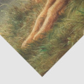 Twee waakzame honden tissuepapier (Detail)