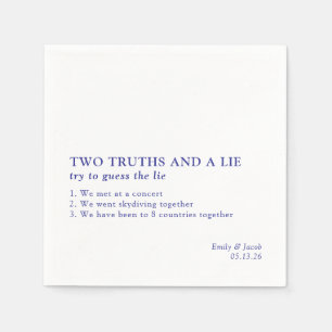 Twee waarheden en een leugenachtige minimalistisch servet