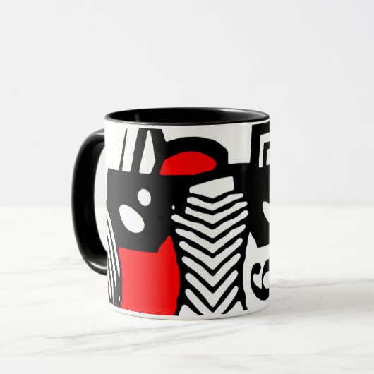 "Twee waarnemingen en een hypothese" Mok (Voorkant links)