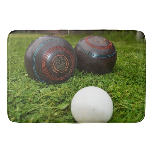 twee  wandelbalken en Jack, Badmat (Voorkant)
