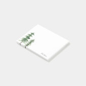 Twee Waterverf pijnbomen Post-it® Notes (Schuin)