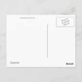 Twee wegen lopen uiteen in een briefkaart van de h (Achterkant)