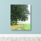 Twee wegen verdeeld Canvas (Insitu (Houten vloer))