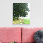 Twee wegen verdeeld Canvas Afdruk (Insitu (Woonkamer))