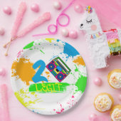 TWEE WETGEVING VOOR QUT 2e verjaardag, kleurrijk Papieren Bordje (Feest)