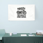 Twee-wiel, een-ziel motorfiets spandoek (Beurs)