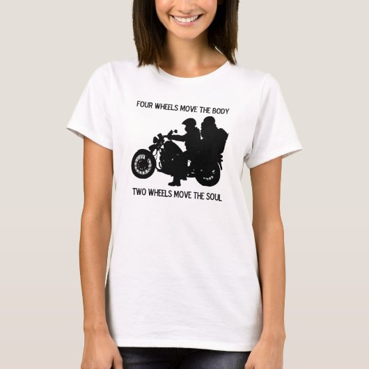 Twee wielen bewegen de sol t-shirt (Voorkant)