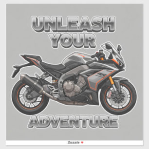 Twee wielen motor sticker kunst