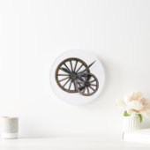 Twee wieltjes ronde klok (Huis)