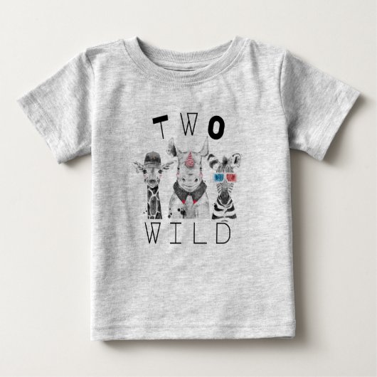 Twee Wild | 2e verjaardag T Shirt (Voorkant)