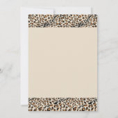 Twee Wild Leopard Print Neutraal 2e Verjaardag Kaart (Achterkant)