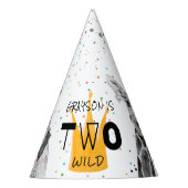 Twee Wild | Modern Eenvoudig Feestdier Feesthoedjes (Voorkant)