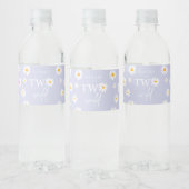 Twee Wilde 2e verjaardag Bohemiaanse Groovy Partij Waterfles Etiket (Flessen)