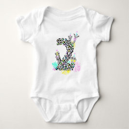 Twee wilde Birthday-bodysuit Romper