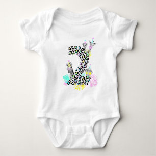 Twee wilde Birthday-bodysuit Romper