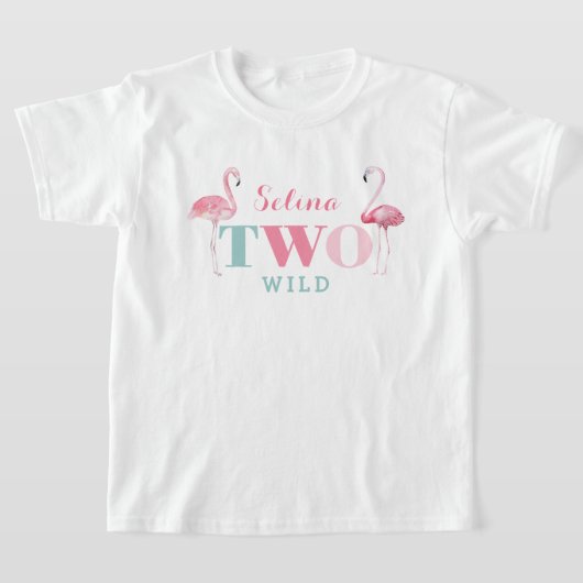 TWEE Wilde Flamingo 2e verjaardag T-Shirt (Laagn)