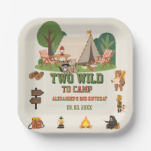 Twee wilde kampeer safari bos 2de verjaardag