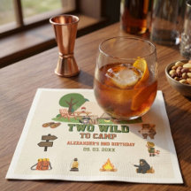 Twee wilde kampeer safari bos 2de verjaardag
