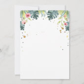 Twee wilde Safari Dieren Girl Birthday Kaart (Achterkant)