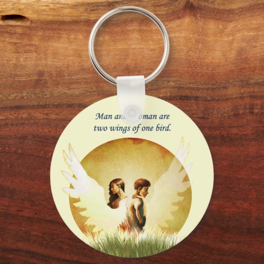 Twee Wingen Sleutelhanger (Voorkant)