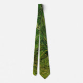 Twee witte Butterflies van Vincent van Gogh Stropdas (Achterkant)